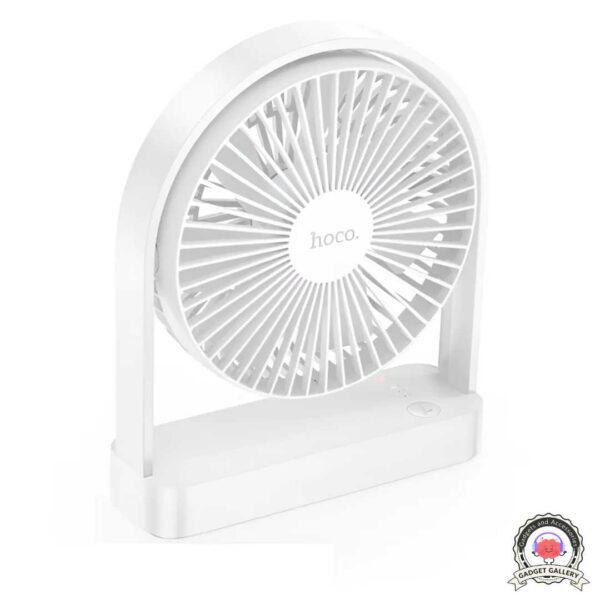 Hoco HX65 Ultra-Thin Rechargeable Table Fan - Image 2