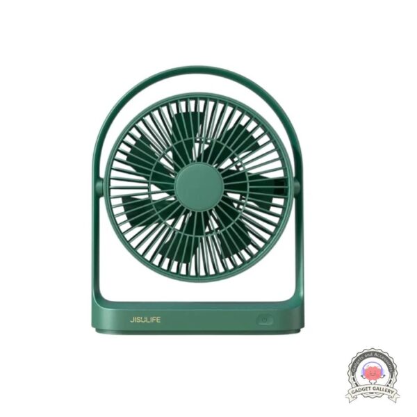 JISULIFE FA19 4000mAH USB Portable Rechargeable Fan – Green
