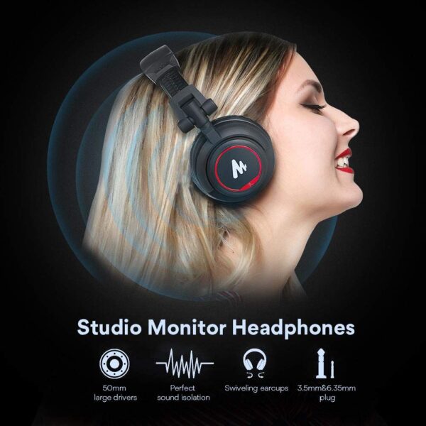 Maono AU-MH501 Professional Studio Monitor Headphone - Image 3