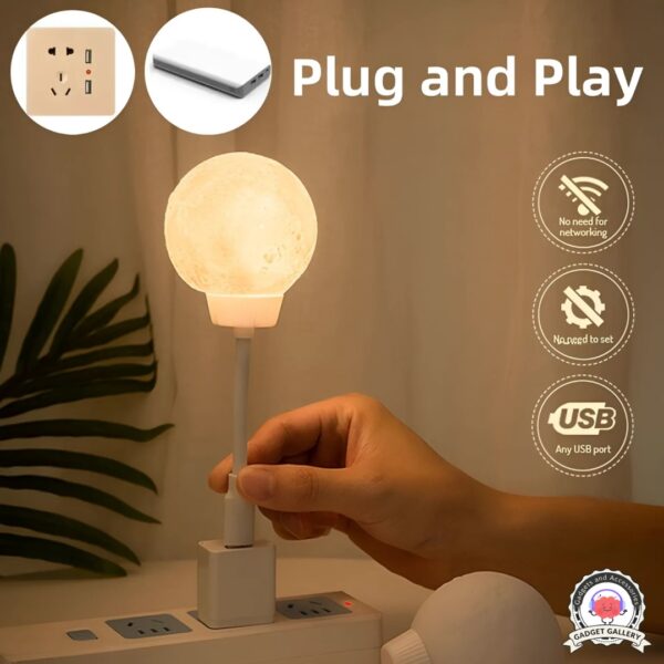 Moon Light Voice Controlled LED Lamp - Image 2