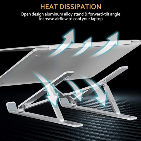 Notebook Stand Foldable Laptop Stand Metal - Image 3