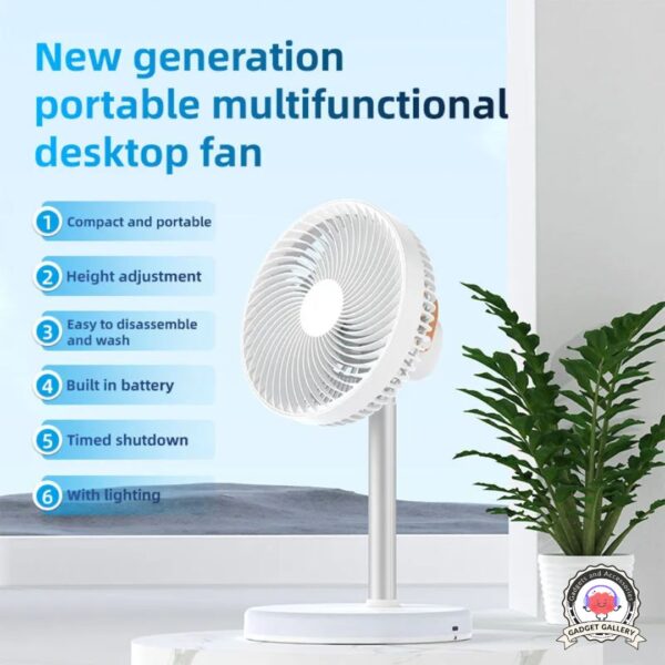 P6 Rechargeable USB Desktop Fan