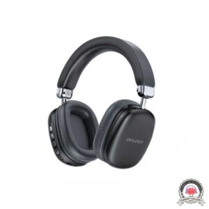 Awei AT7 Bluetooth Wireless Headphone- Black Color