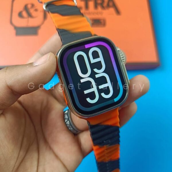 Y80 Ultra Smartwatch Combo – 8 Belts, Free Case, Bluetooth Call, Wireless Charging | Best Budget Deal